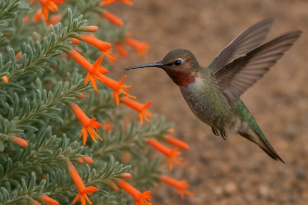 Hummingbird Carpet Plant: Everything You Need to Know to Grow It A hummingbird carpet plant and a hummingbird