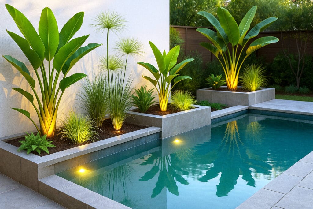 A planter pool idea — Tropical Serenity