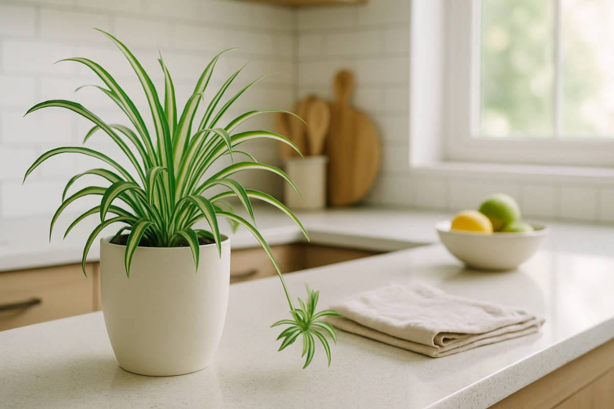 A spider plant