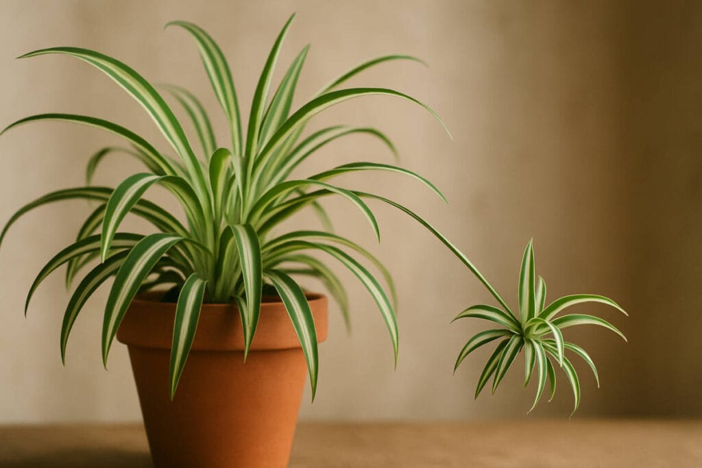 A spider plant
